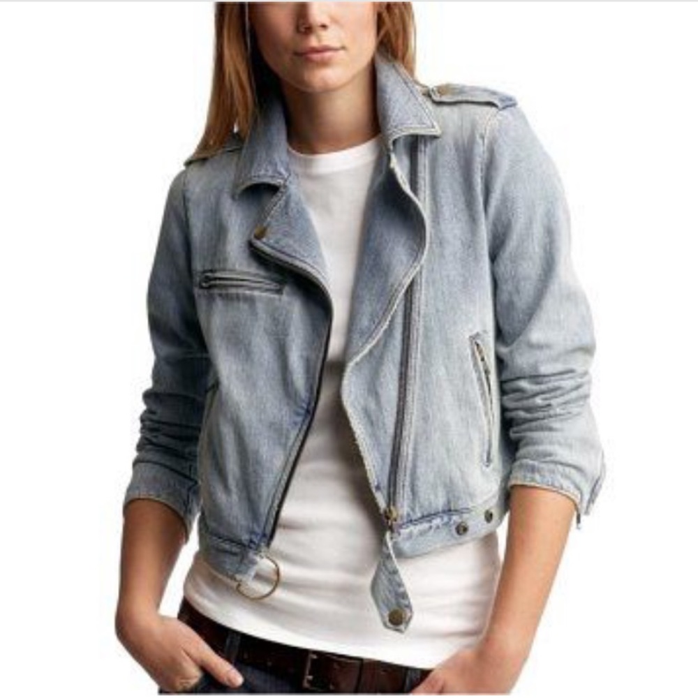 Gap Denim Moto Jacket
